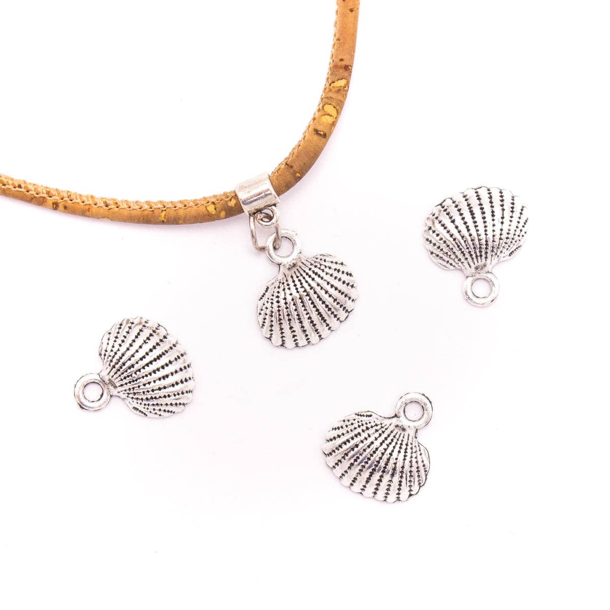 20 units 73x21mm Pendant antique silver Sea Shell jewelry pendant Jewelry Findings & Components D-3-413